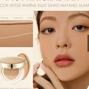 Focallure Matte Poreless BB Cushion Full Coverage Soft Plant Extracts Waterproof Foundation #GoldenAge